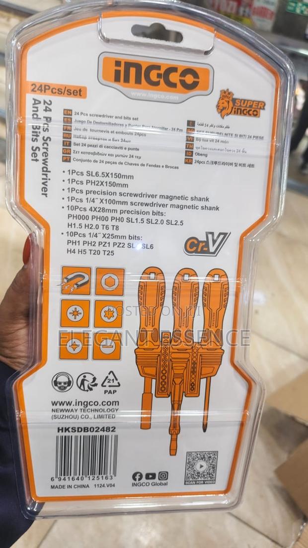 24pcs Screwdriver and Bits Set - thumbnail 2
