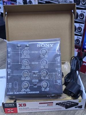 Sony X9 3-Way Powerful Digital Electronic Crossover With Bass Knob