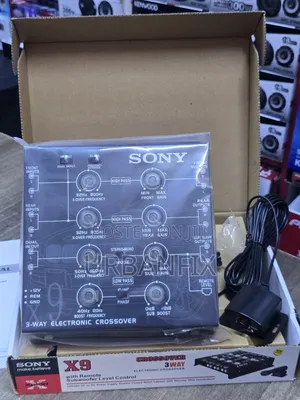 Sony X9 3-Way Powerful Digital Electronic Crossover With Bass Knob