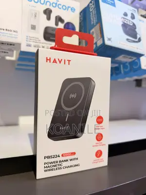 Havit Pb5224 Power Bank With Magnetic Wireless Charging