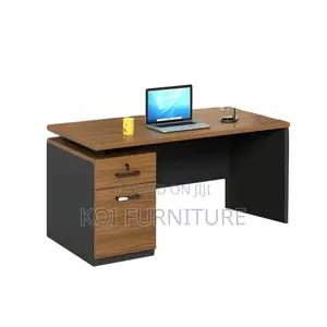 Office Desk; 140cm Executive Natural Wooden Study Des