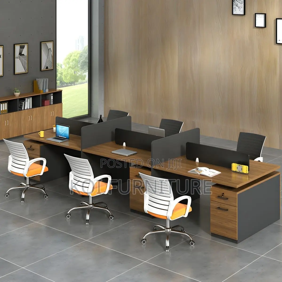 Office Desk; 140cm Executive Natural Wooden Study Des