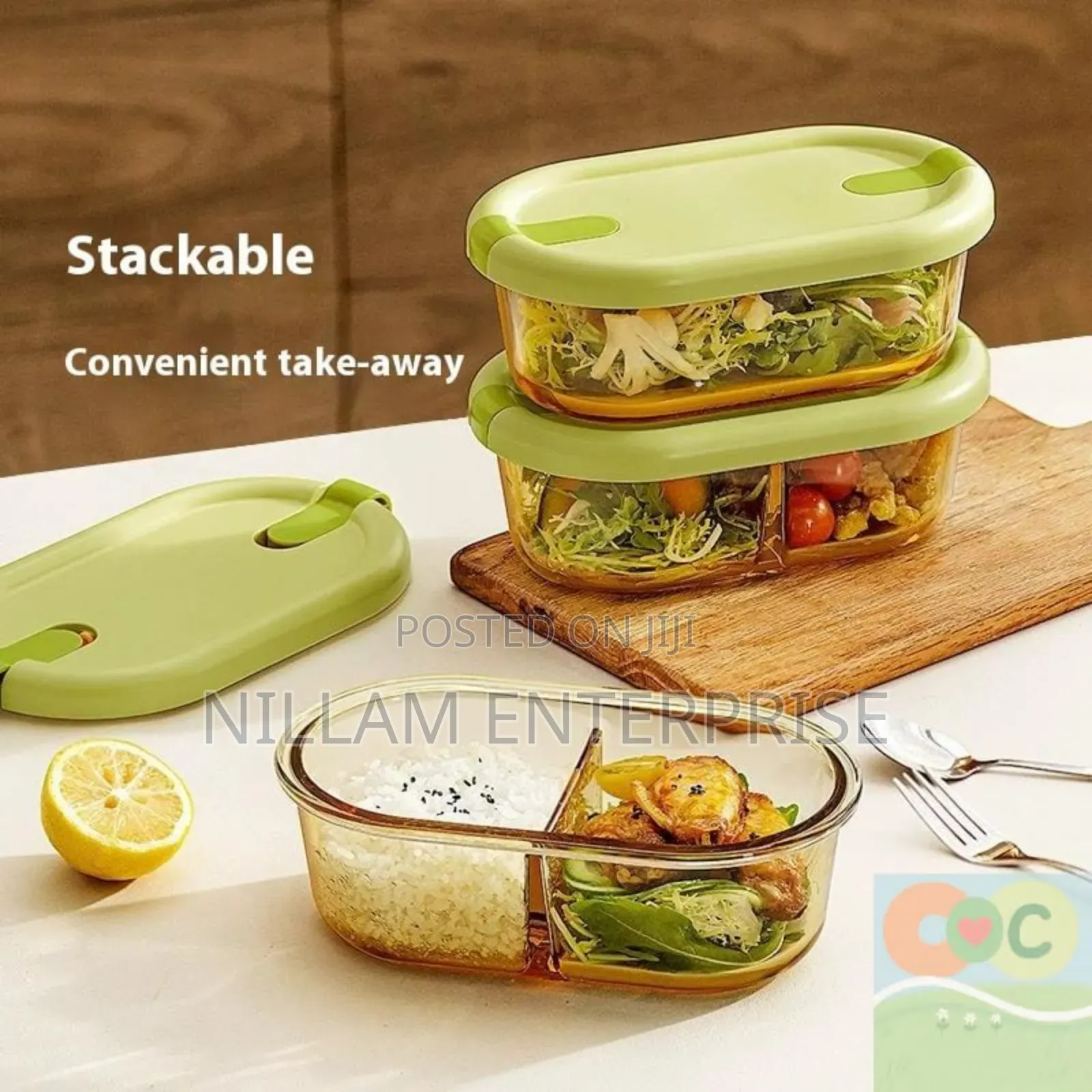 High Borosilicate Glass Food Containers*