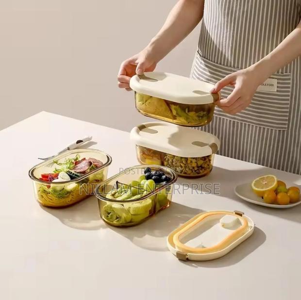 High Borosilicate Glass Food Containers* - thumbnail 3