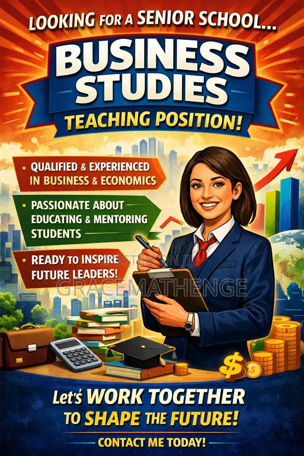 Looking for a Senior School Business Studies Teacher?