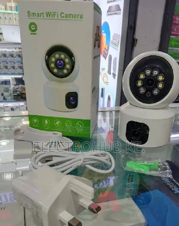 Wifi Dual Lens Wireless Smart Nanny Camera V380 App