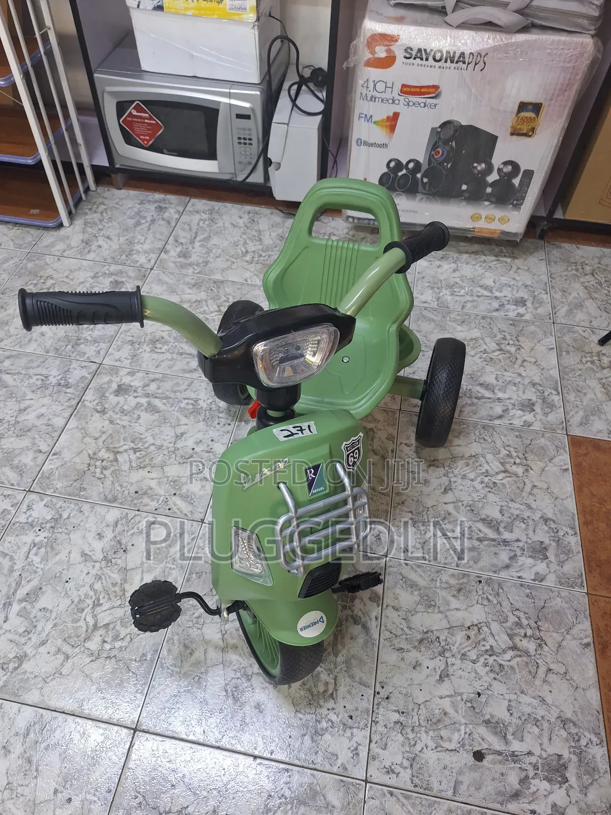 Green Toy Tricycle