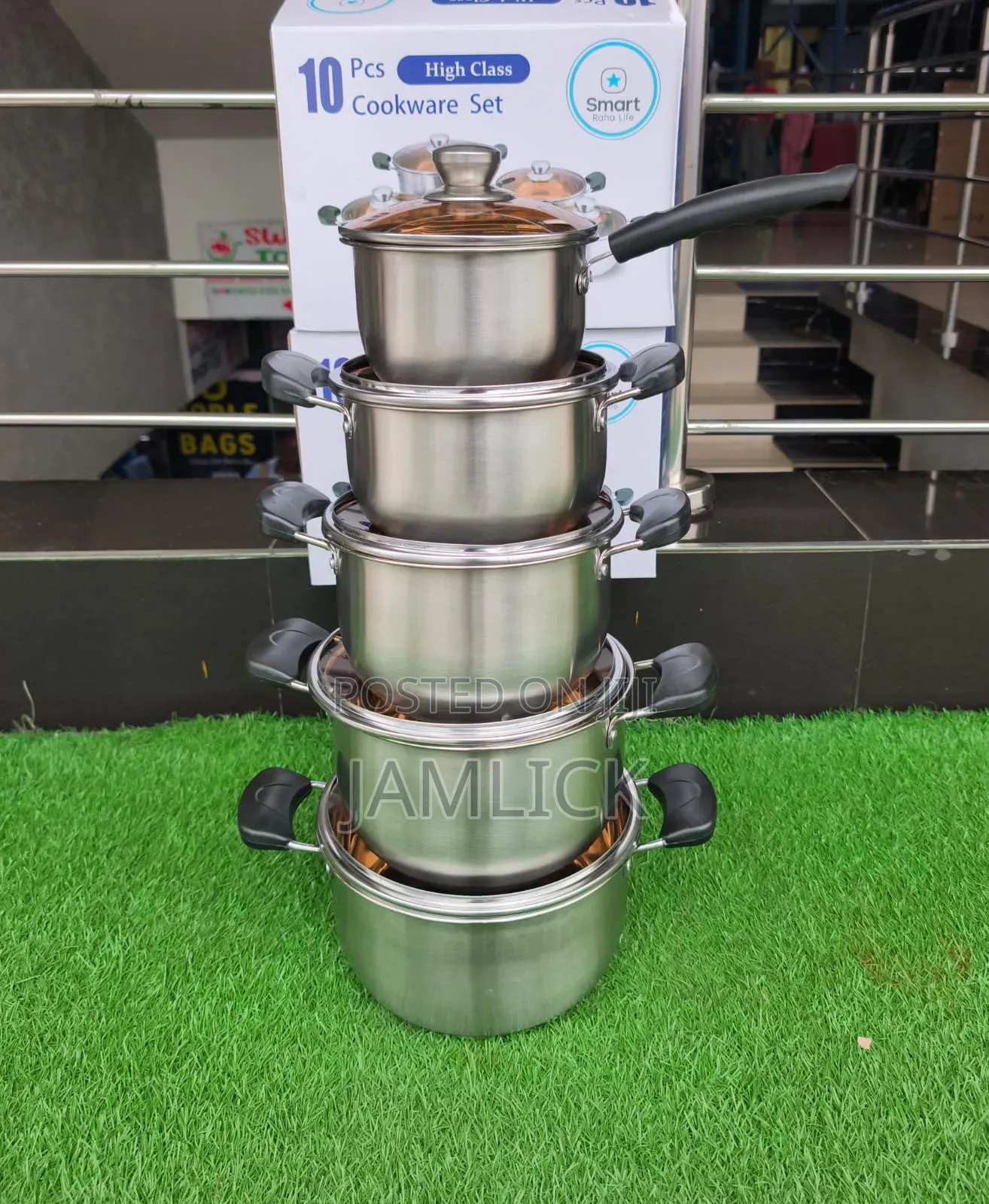 10pcs Stainless Steel Cookware Set – Dv