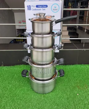 10pcs Stainless Steel Cookware Set – Dv