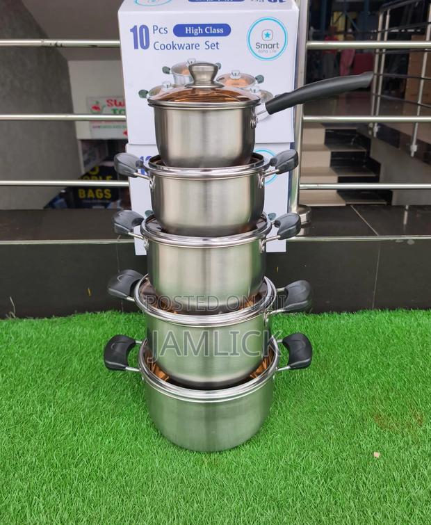 10pcs Stainless Steel Cookware Set – Dv