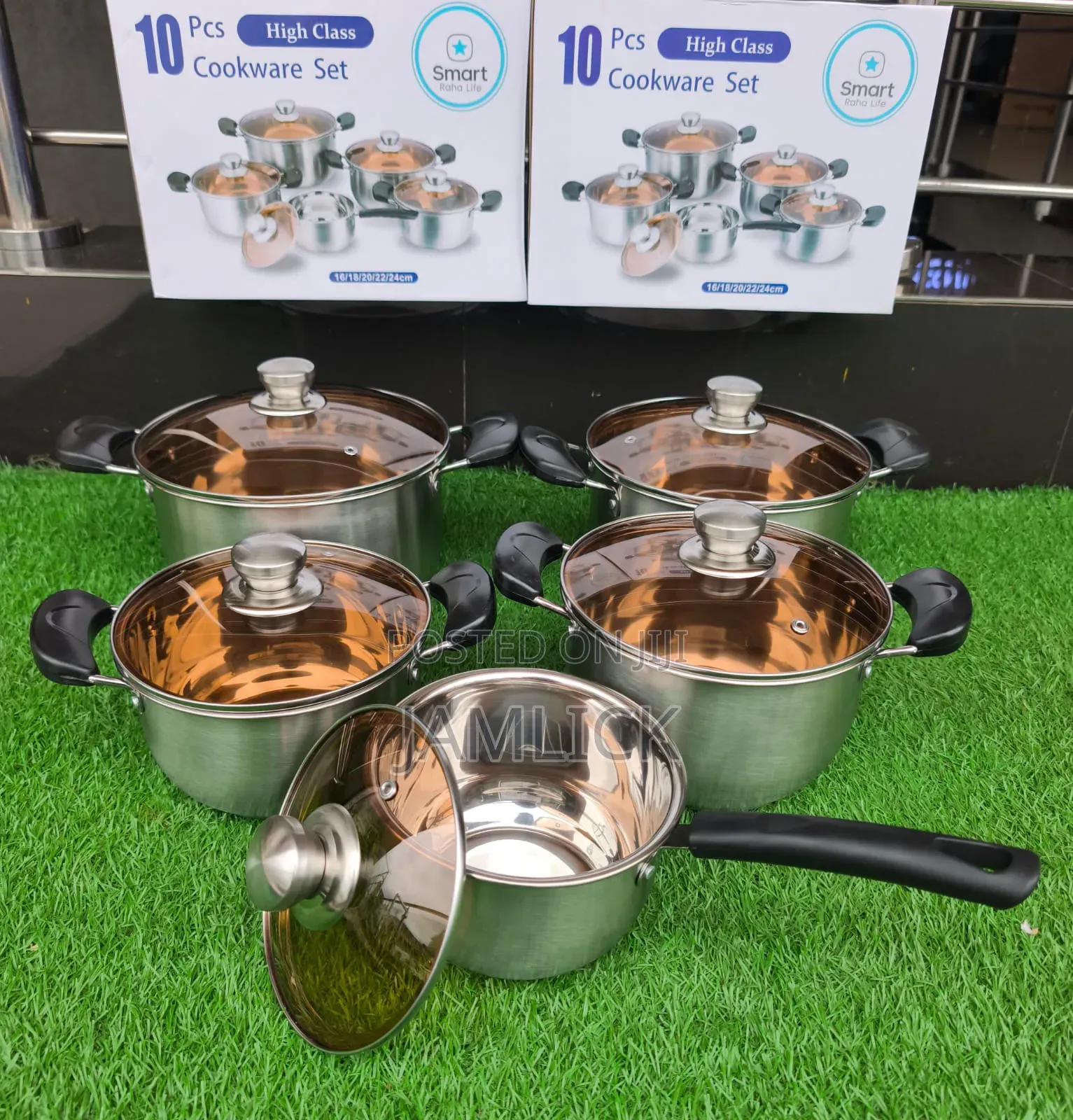 10pcs Stainless Steel Cookware Set – Dv