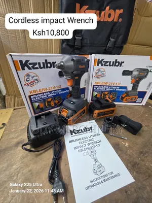 Kzbur Cordless Impact Wrench 1/2"