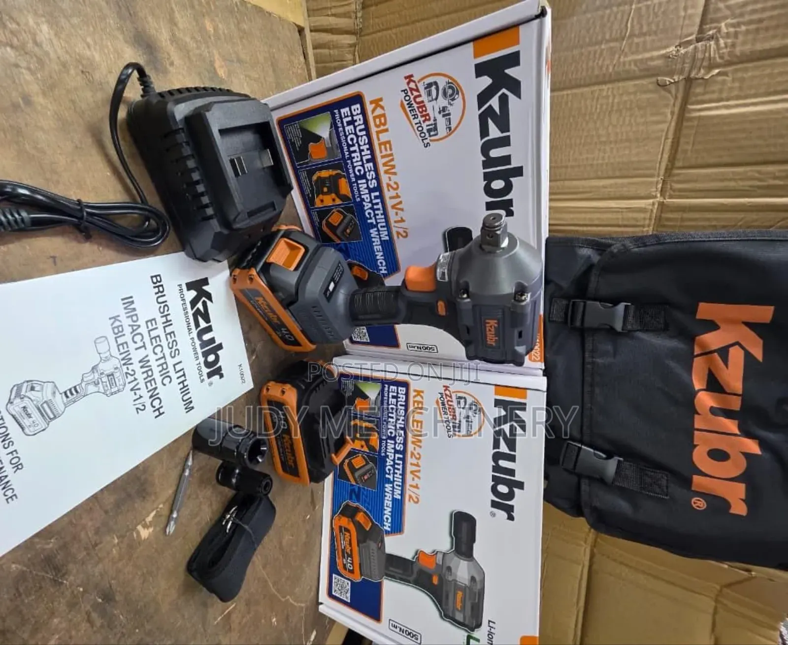 Kzbur Cordless Impact Wrench 1/2"