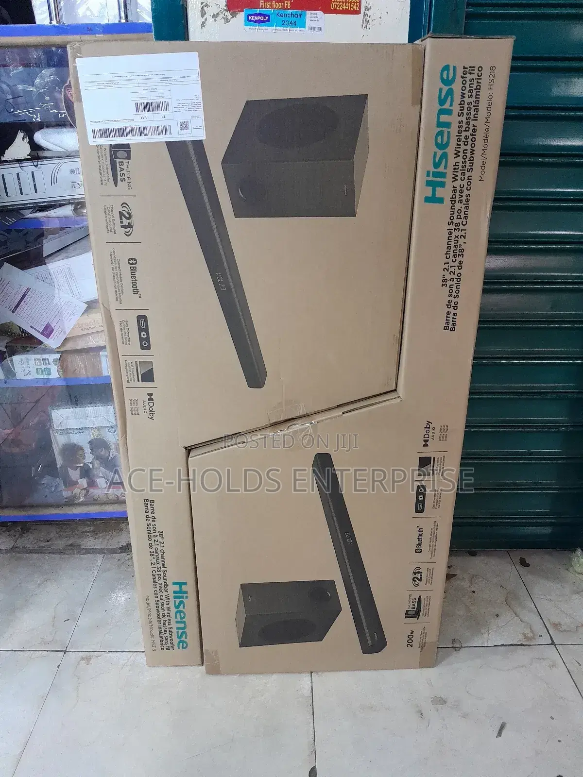200 Watts Hisense Soundbar 2.1ch Channel Hs218- Wireless