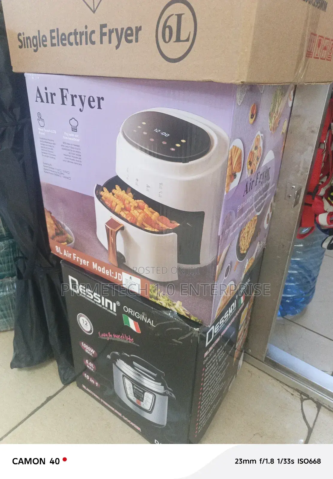 Nunix Black 8litres Air Fryer