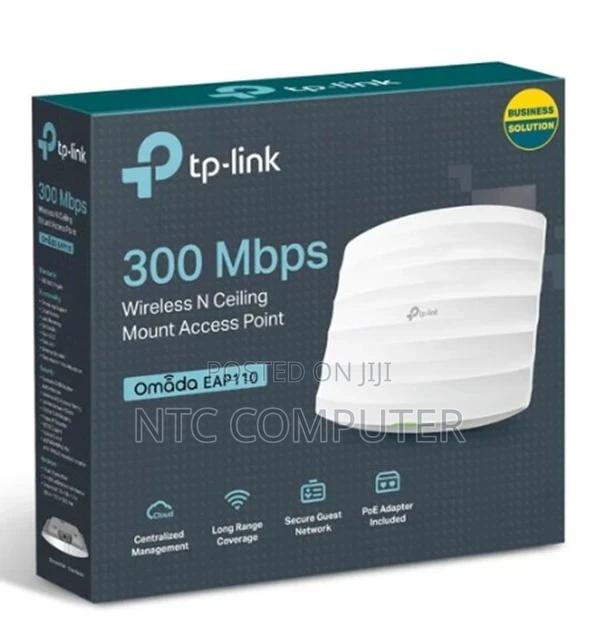 Tp-Link 300mbps Wireless N Ceiling Mount Access Point - Tl-Eap110