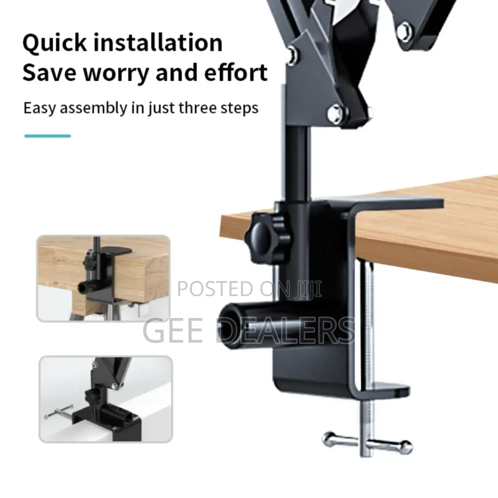 Mobile Phone Stand,Clamp Phone Holder, Metallic Clamp