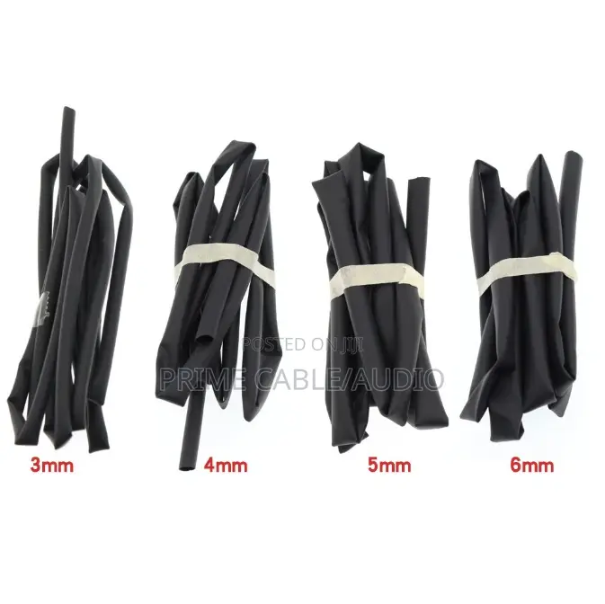 4mm Heat Shrink Tube (Black)