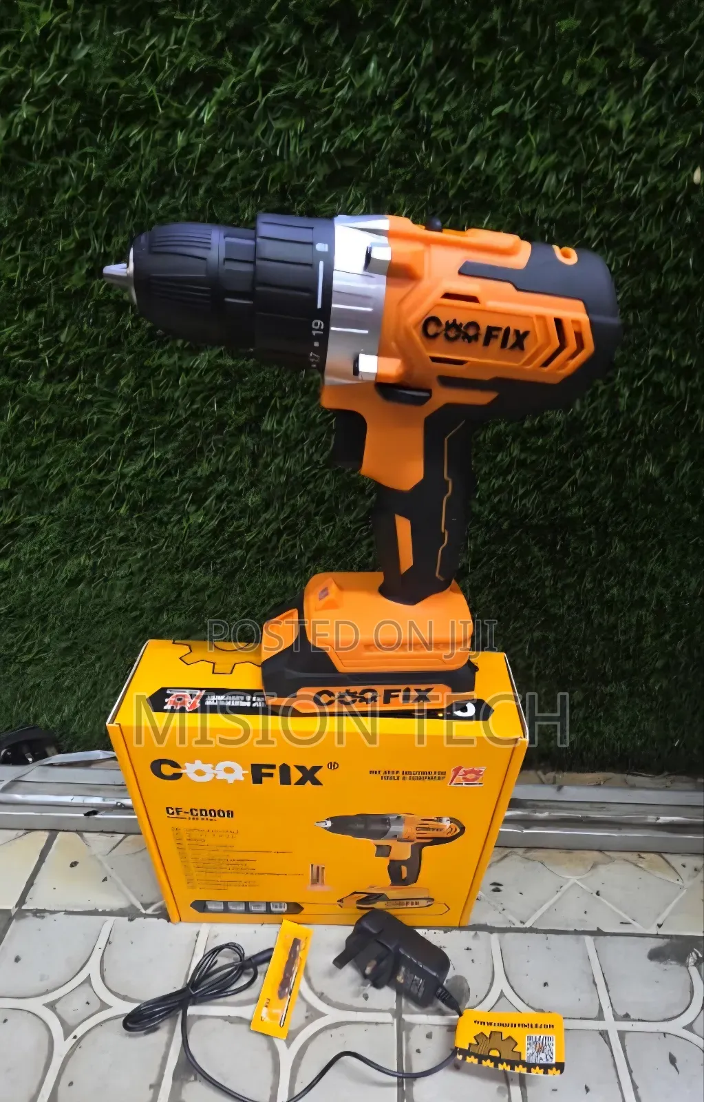 Coofix Cordless Drill 20v 1battery * 