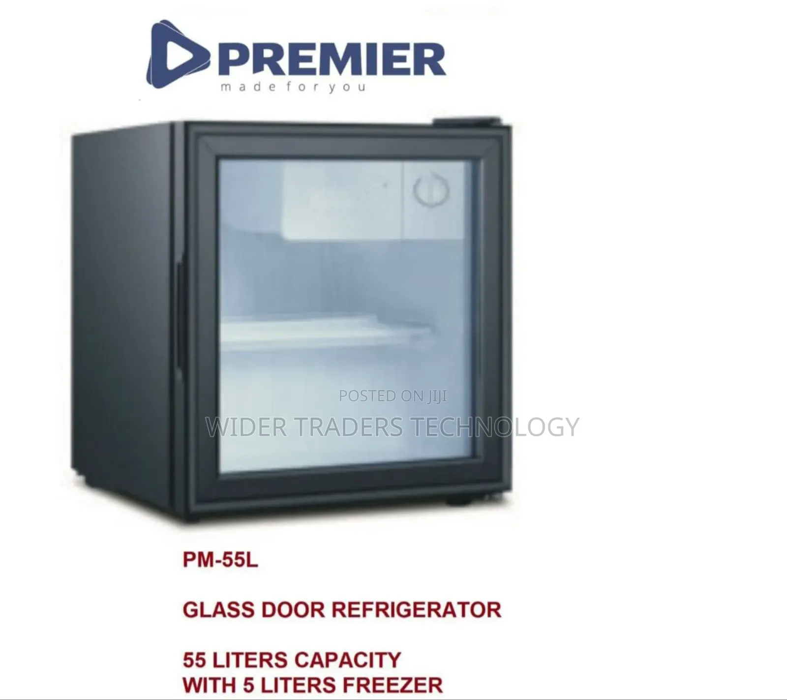 Premier Pm-55l Glass Door Refrigerator