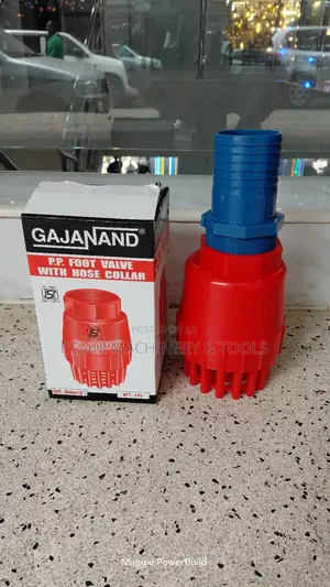 3"Gajanand P.P. Foot Valve With Hose Collar