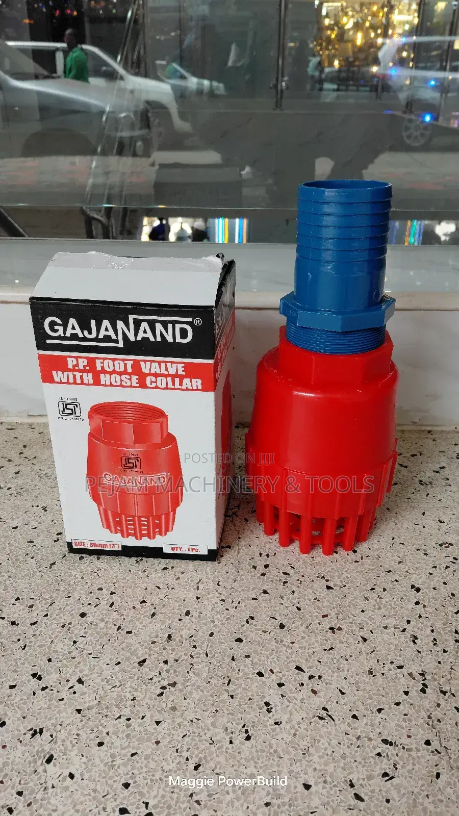 3"Gajanand P.P. Foot Valve With Hose Collar