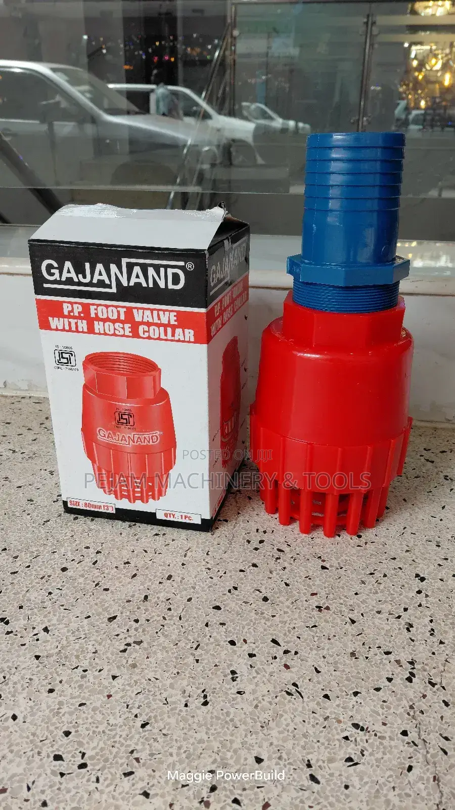 3"Gajanand P.P. Foot Valve With Hose Collar