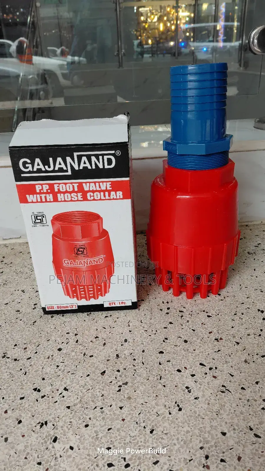 3"Gajanand P.P. Foot Valve With Hose Collar