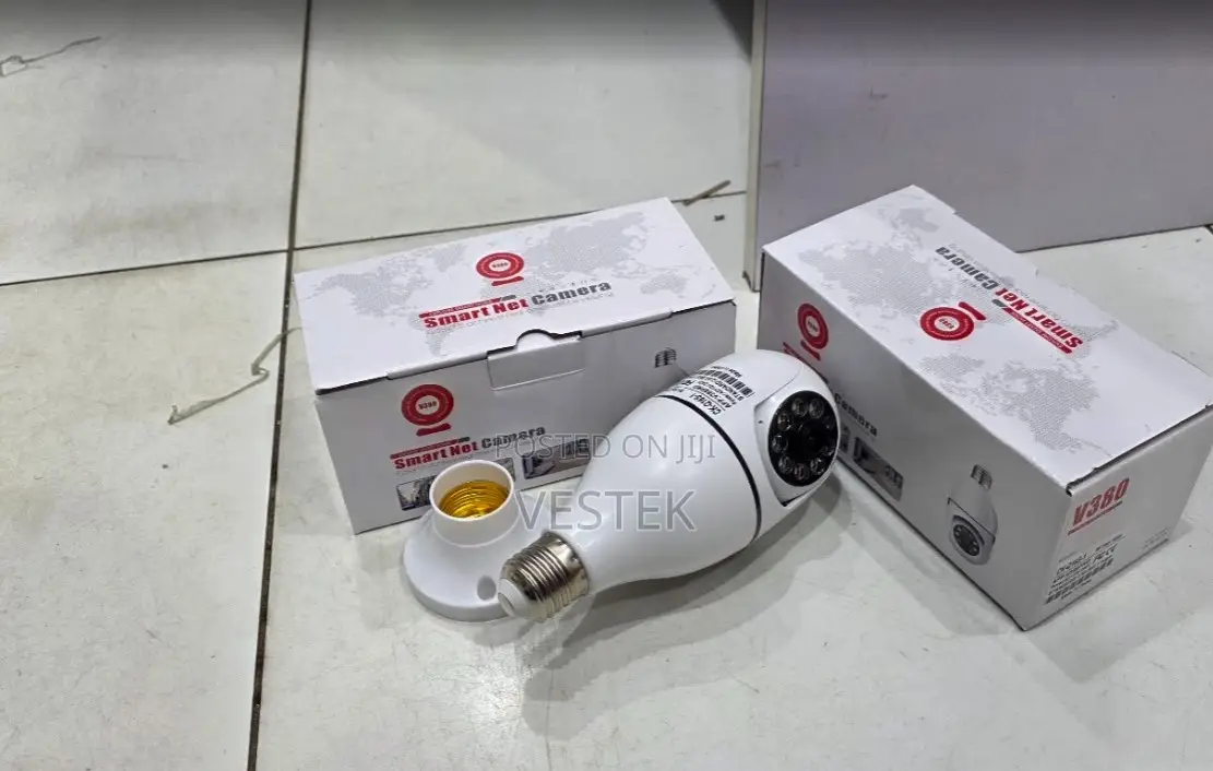 Bulb PTZ Camera Single Lens V380pro App Wifi Security Bulb PTZ