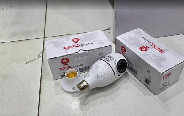 Bulb PTZ Camera Single Lens V380pro App Wifi Security Bulb PTZ