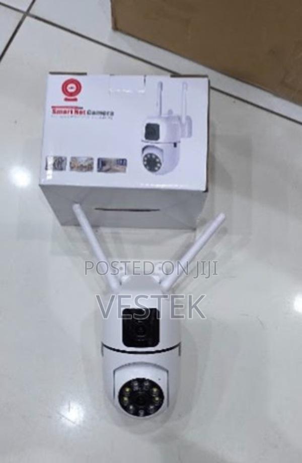 Indoor 4mp Dual Lens Wifi Camera Human Detect 2.4g Wireless Security