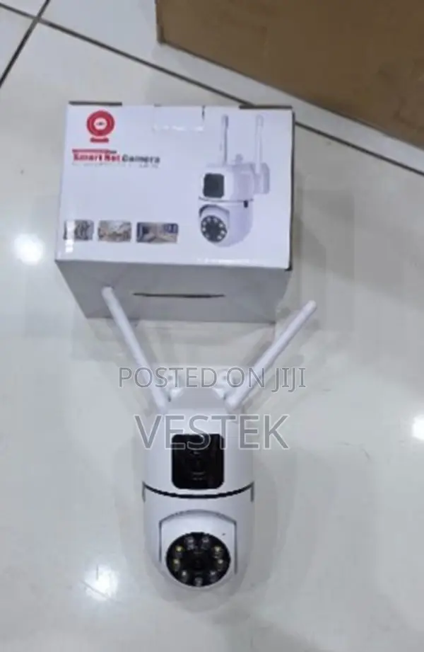 Indoor 4mp Dual Lens Wifi Camera Human Detect 2.4g Wireless Security