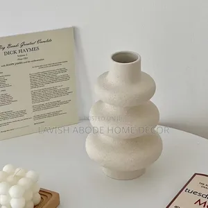 Ceramic Spiral Flower Vase.