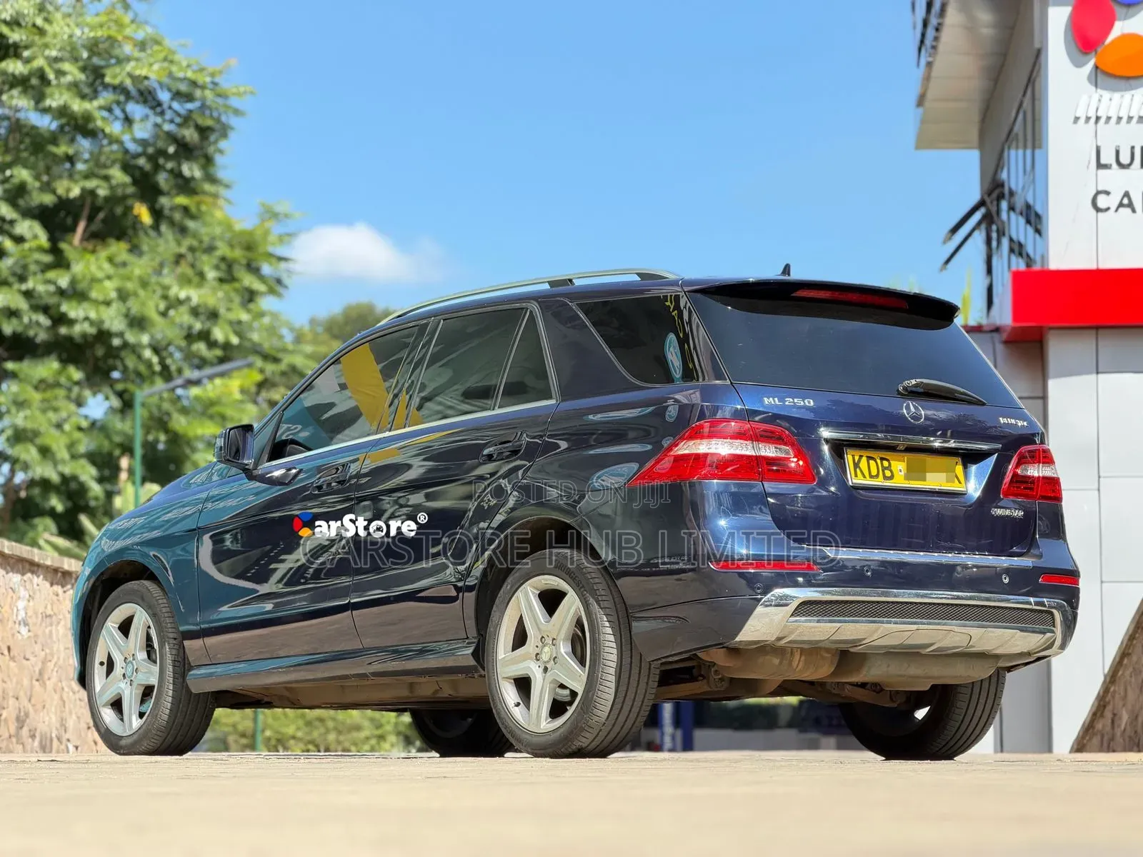 Mercedes-Benz M Class ML 350 BlueTEC 4Matic 2013 Blue