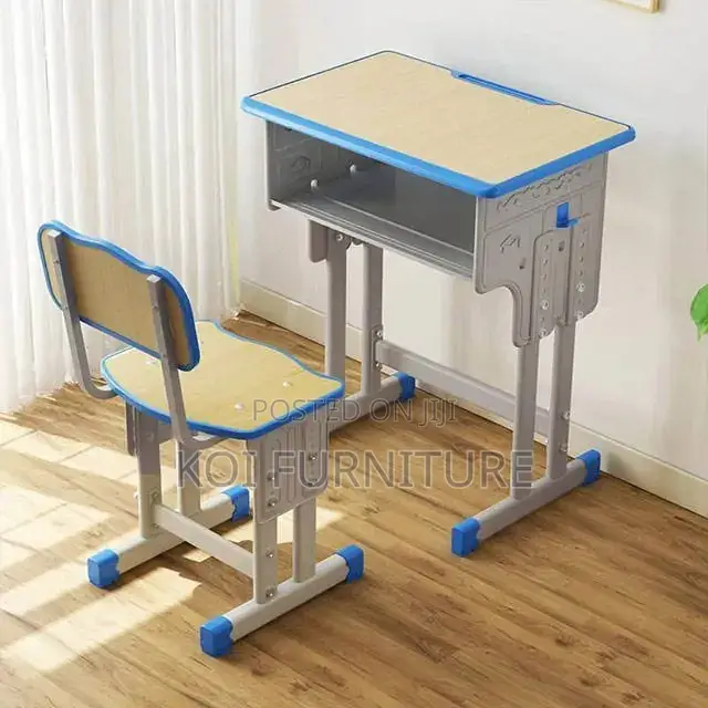 Home Desks; Creativity Adjustable Desk Chair Set For Children Growing