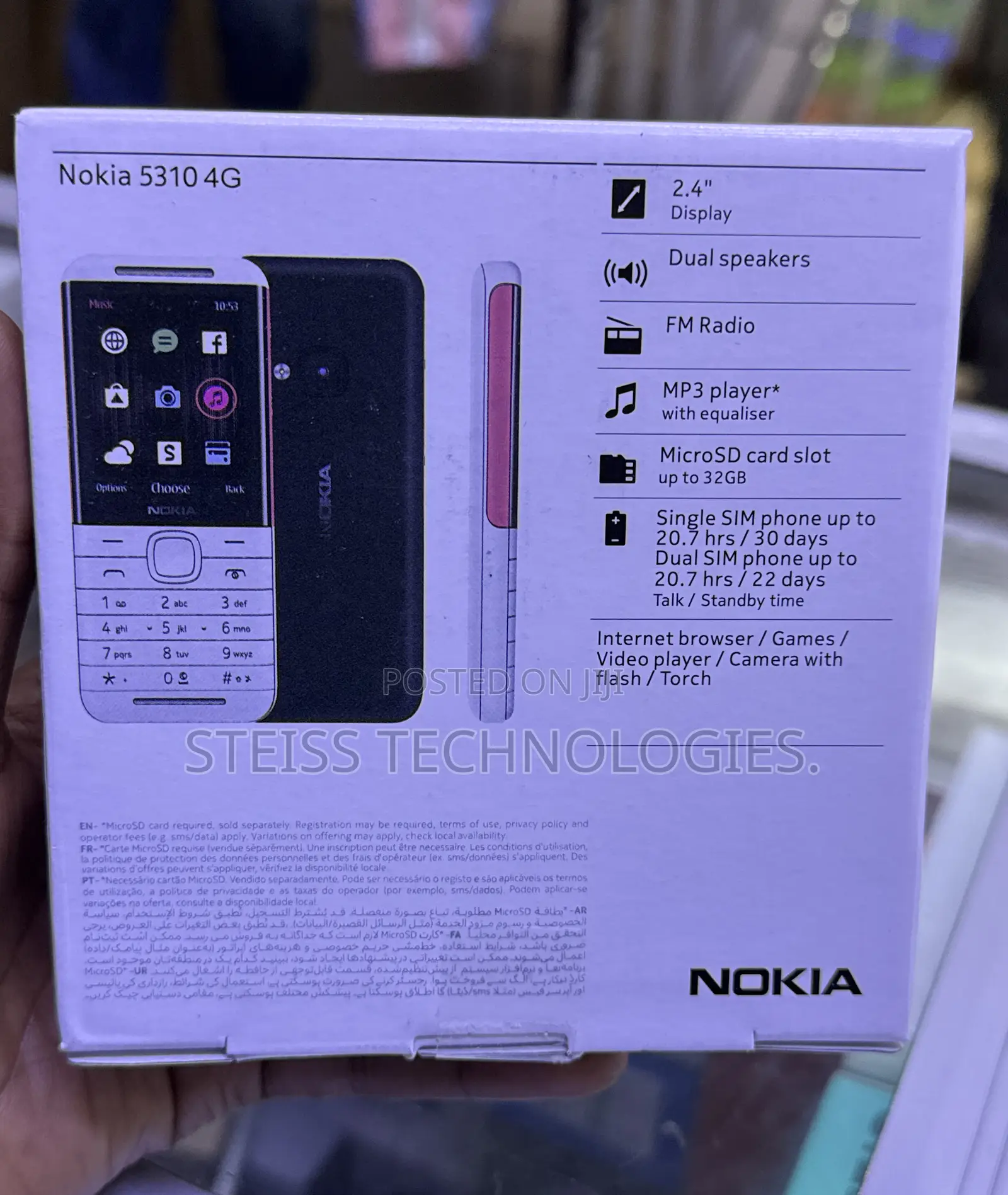 New Nokia 5310 XpressMusic Black