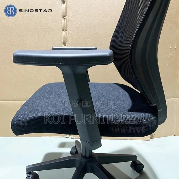 Office Chairs; Mesh Clerical Office Fabric Chairs - thumbnail 3