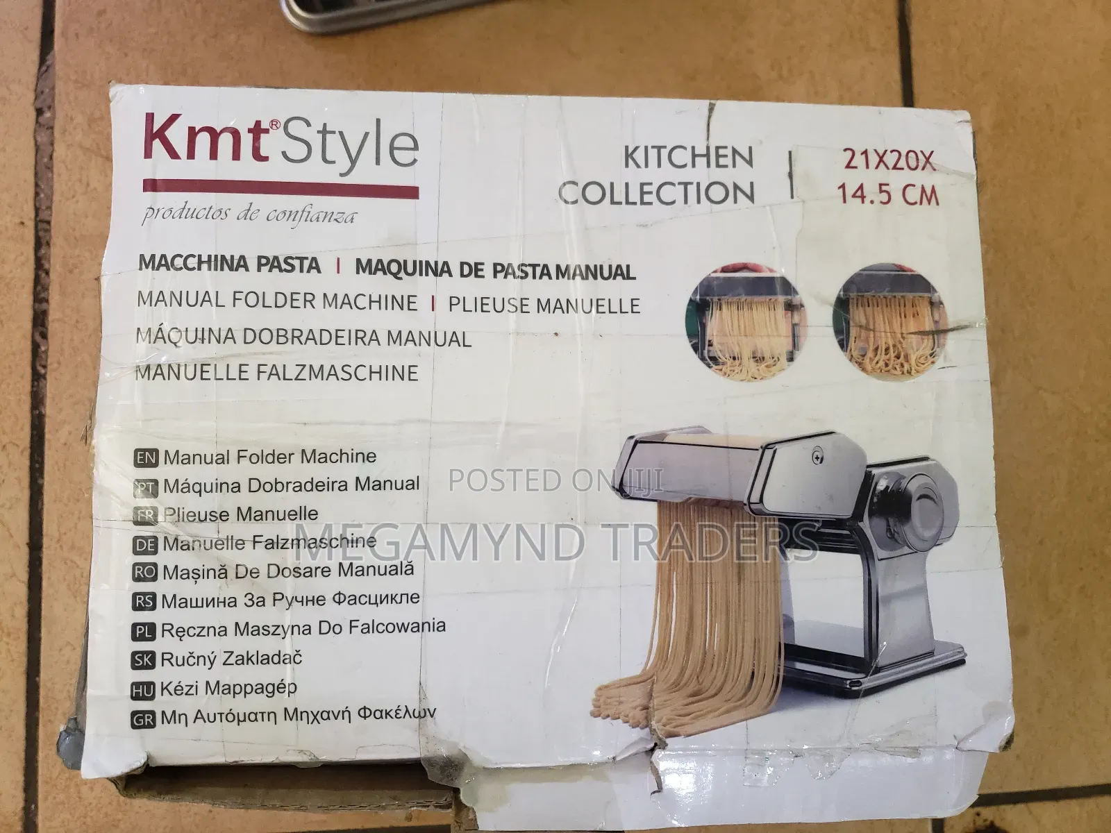 Pasta Machine / KMT Style Manual Pasta Machine