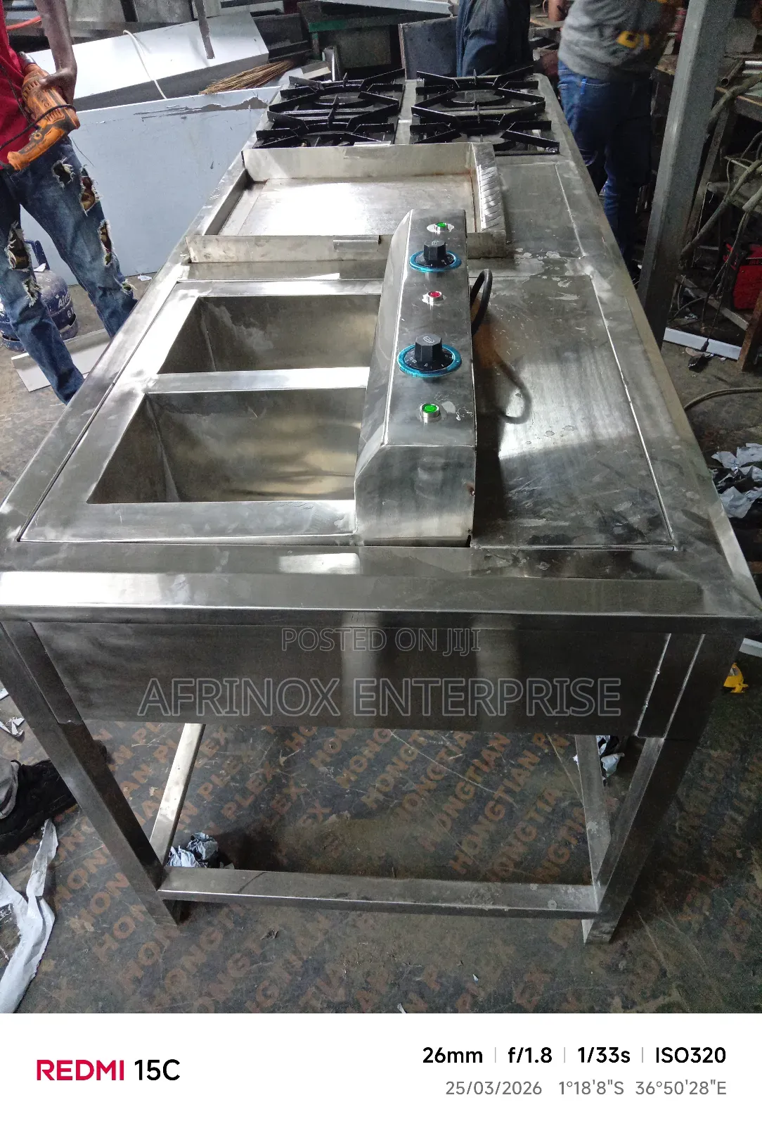Restaurant Jiko, Combined Gas Cooker