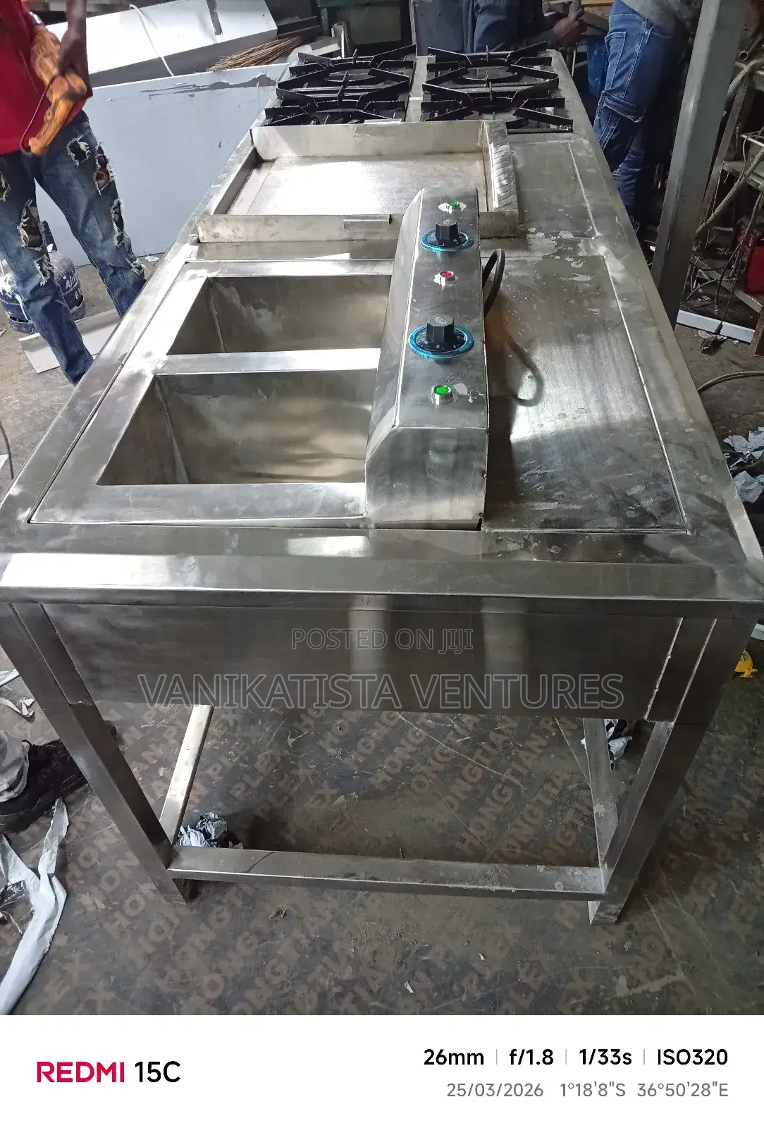 Restaurant Jiko, Combined Gas Cooker