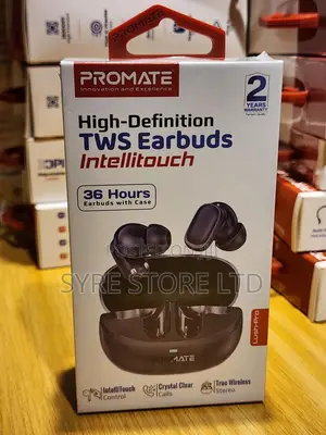 Earbuds Hi-Fi TWS Bt 5.3, 4 Mics, Ipx4-Promate Lush-Pro