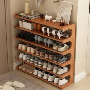 6-Tier Bamboo Shoe Rack*