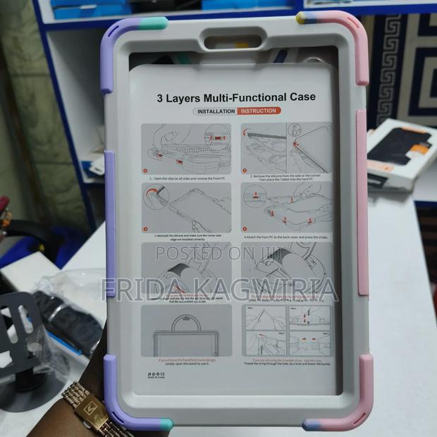 Rainbow Rugged Shockproof Back Cover for Samsung Tab A9 - thumbnail 2