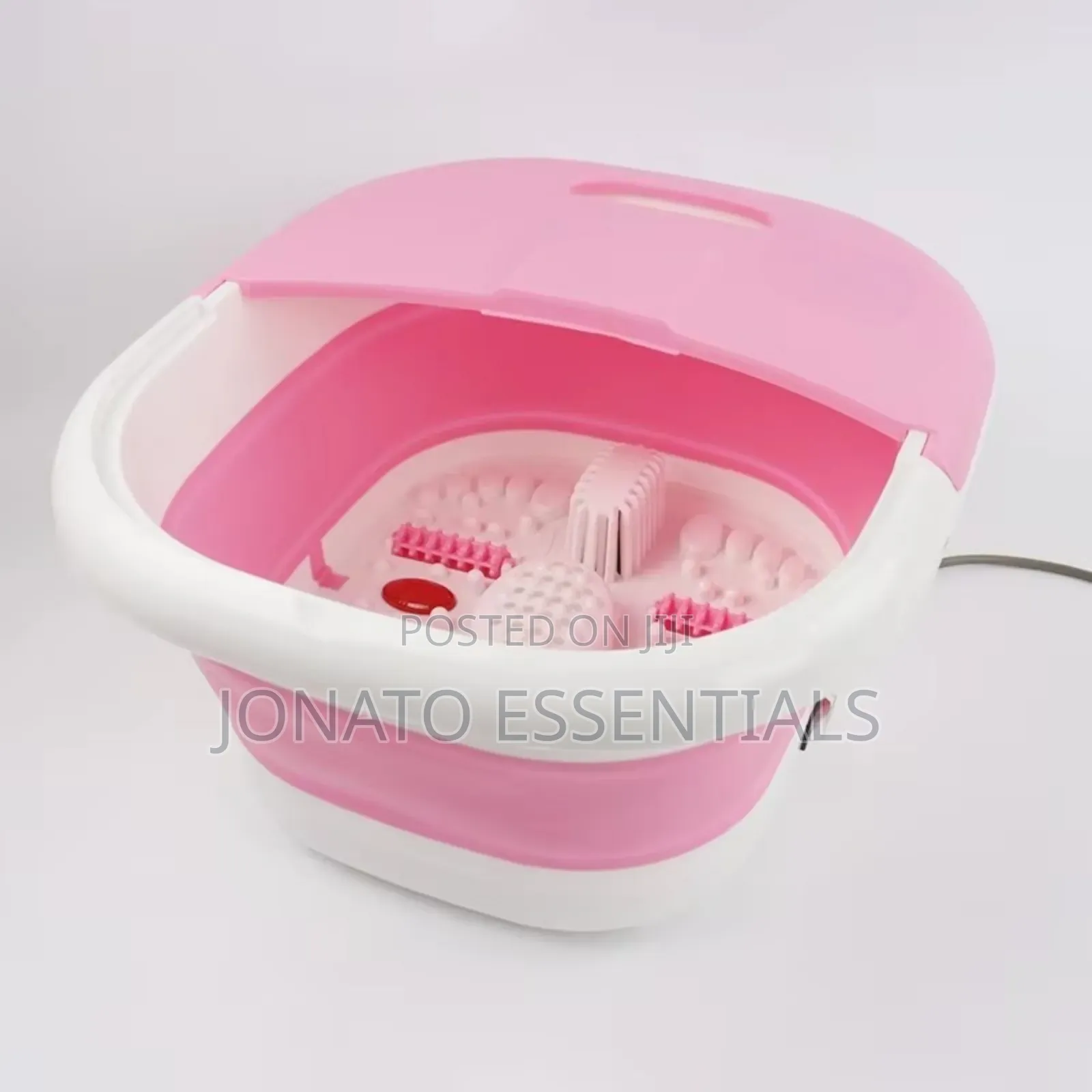 Collapsible Electric Foot Spa Massager With Heat Massage Rollers
