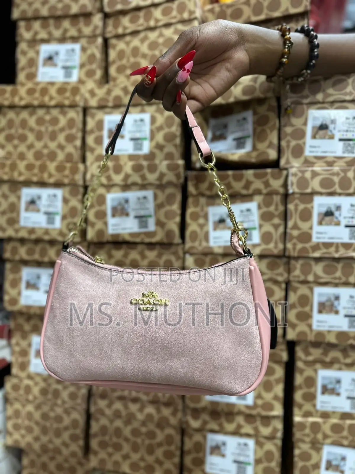 New !! Leopard Print Coach Teri