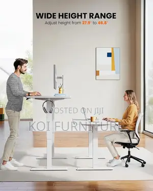 Office Desk; Top Wide Height Range Adjustable Office Desk