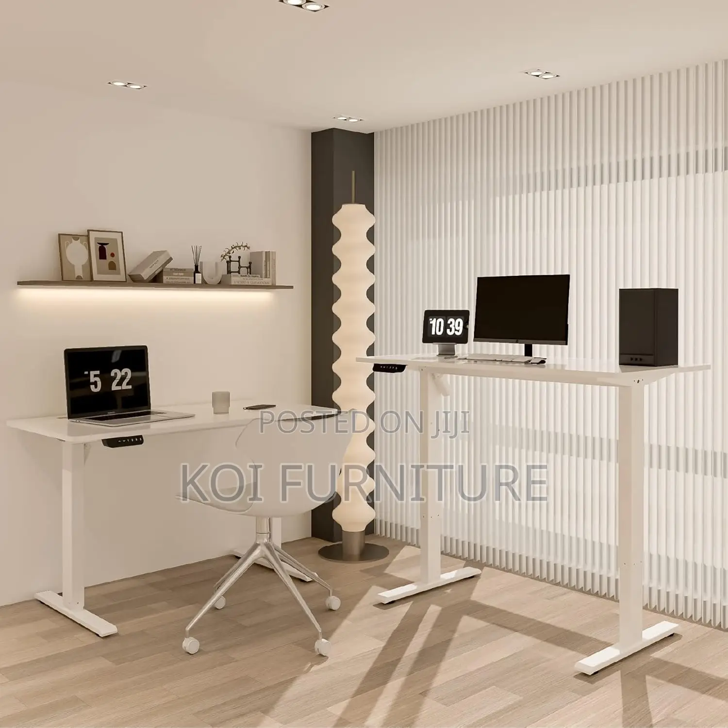 Office Desk; Top Wide Height Range Adjustable Office Desk