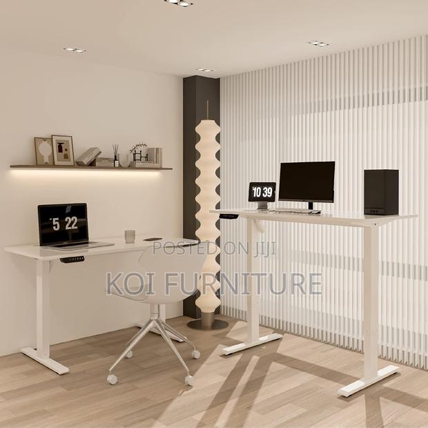Office Desk; Top Wide Height Range Adjustable Office Desk - thumbnail 6