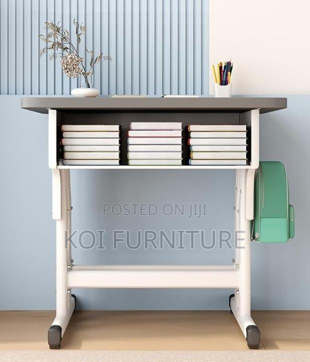 Home Desks; Adjustable Contemporary Desk Chair Set for Studies - thumbnail 2