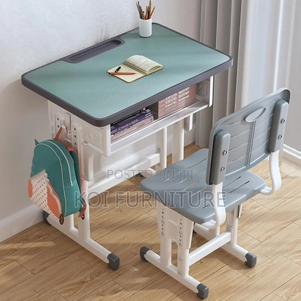 Home Desks; Adjustable Contemporary Desk Chair Set for Studies